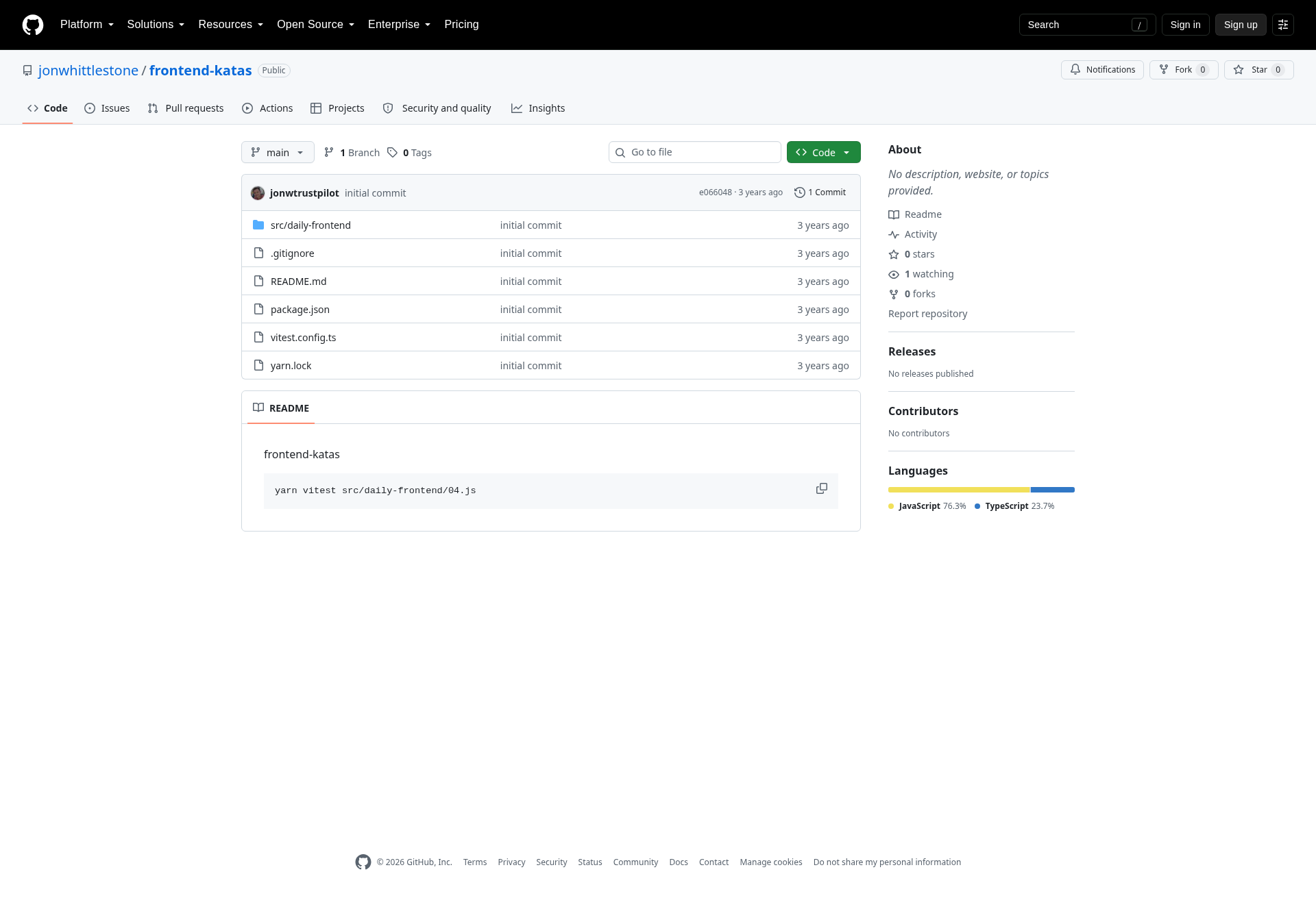 frontend-katas