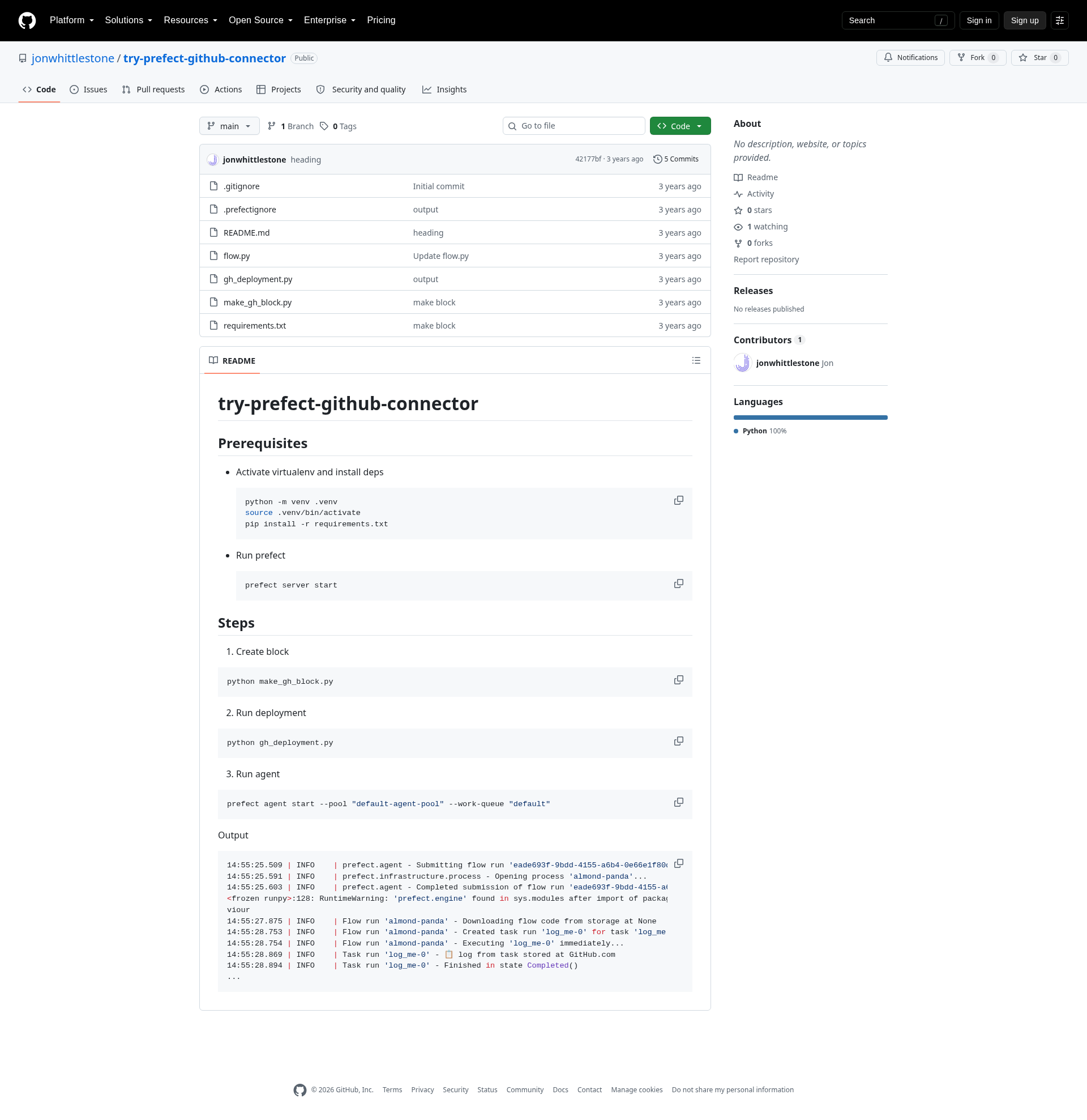 try-prefect-github-connector