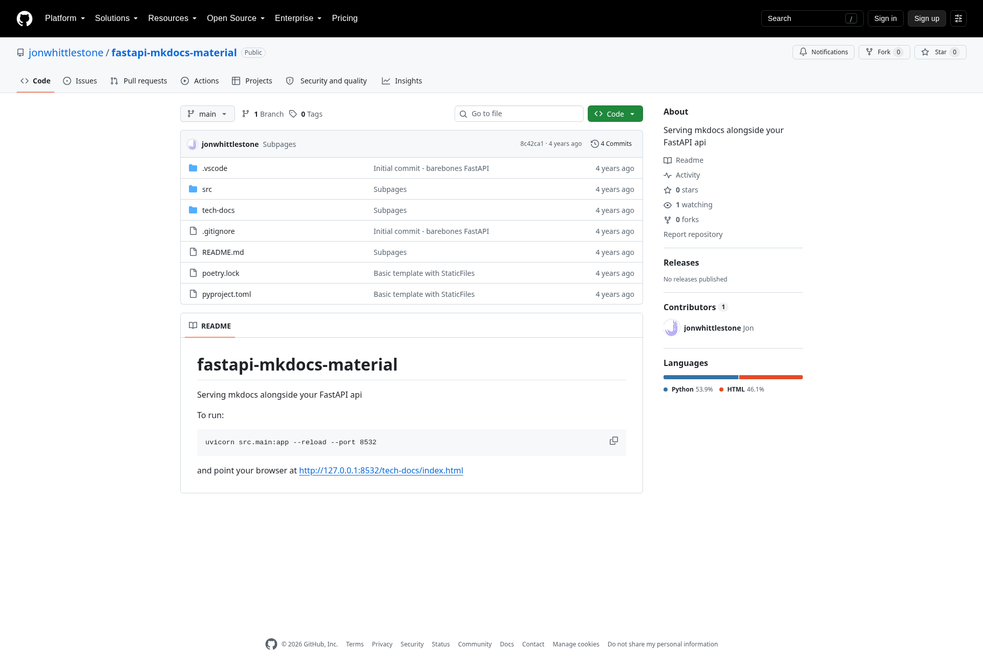 fastapi-mkdocs-material