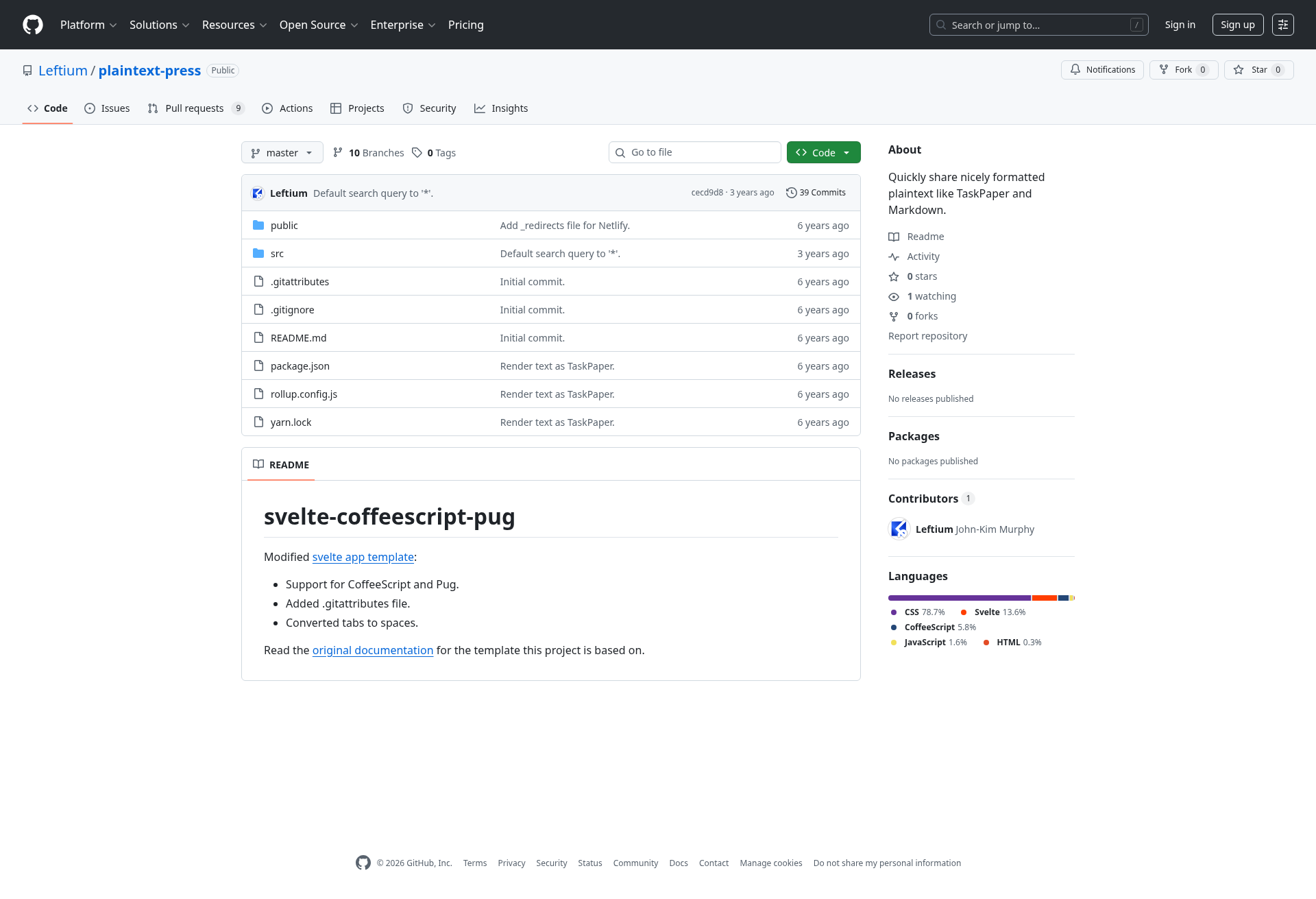 plaintext-press